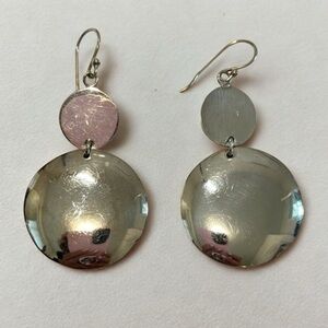 Elegant Sterling Silver Dangle Earrings